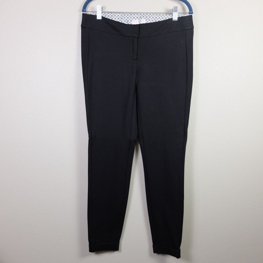 Kenar Black Straight Leg Dress Pants Size 8